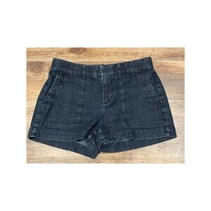 LOFT Jean shorts denim dark chambray size 24  00